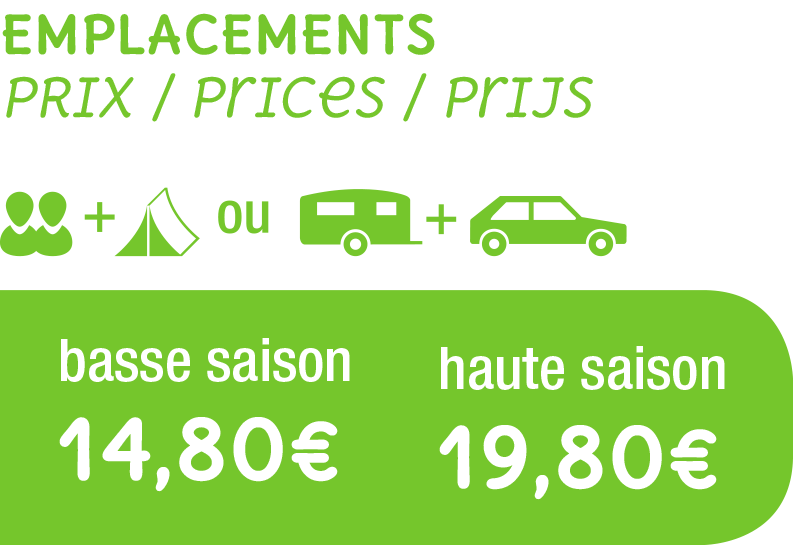 tarif emplacement de camping drome